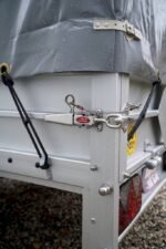 Koch-Anhänger B1000 Planenanhänger 1000kg 205x105x130cm Aluminium mit Plane – Bild 5