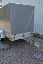 Koch-Anhänger U4 Planenanhänger 750kg 250x125x150cm Aluminium mit Plane – Bild 6
