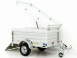 Koch-Anhänger U2 Deckelanhänger 750kg 205x105x80cm Aluminium mit Deckel und doppelter Bordwanderhöhung – Bild 2