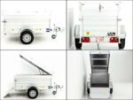 Koch-Anhänger U2 Deckelanhänger 750kg 205x105x80cm Aluminium mit Deckel und doppelter Bordwanderhöhung – Bild 7