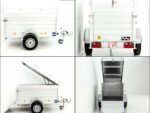 Koch-Anhänger U2 Deckelanhänger 750kg 205x105x95cm Aluminium mit Deckel und dreifacher Bordwanderhöhung – Bild 7