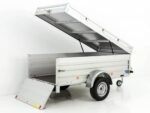 Koch-Anhänger U4 Deckelanhänger 750kg 250x125x65cm Aluminium mit Deckel und Bordwanderhöhung