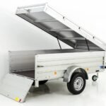 Koch-Anhänger U4 Deckelanhänger 750kg 250x125x65cm Aluminium mit Deckel und Bordwanderhöhung