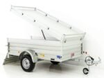 Koch-Anhänger U4 Deckelanhänger 750kg 250x125x65cm Aluminium mit Deckel und Bordwanderhöhung – Bild 2