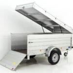 Koch-Anhänger U4 Deckelanhänger 750kg 250x125x80cm Aluminium mit Deckel und doppelter Bordwanderhöhung
