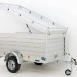Koch-Anhänger U4 Deckelanhänger 750kg 250x125x95cm Aluminium mit Deckel und dreifacher Bordwanderhöhung