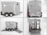 Ifor Williams Pferdeanhänger HB511|silber|Frontausstieg-Neu – Bild 13