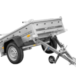 Einachsanhänger 750 kg 150×106 Garden Trailer 150 KIPP mit Alu-Deckel-Neu