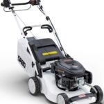 Sabo Benzin-Rasenmäher mit Radantrieb 43-VARIO White Edition limitierte Sonderedition