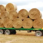 Dreiachser Ballentransportwagen für Schlepper PB16