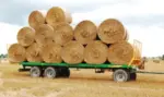Dreiachser Ballentransportwagen für Schlepper PB16