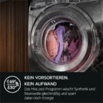 AEG LR7H75400  Stand-Waschmaschine-Frontlader weiß