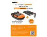 Akku-Mähroboter WORX 20V Landroid M700 Plus 18cm/700 m² mit App, IPX4 WR167E, inkl. Installationsmaterial-Neu – Bild 6