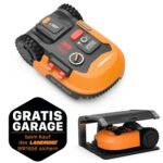WORX 20V Akku-Mähroboter Landroid M500 Plus 18cm/500 m² mit App, IPX4 WR165E, inkl. Installationsmaterial-Neu