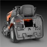 HUSQVARNA TC 242 T mit Schneeschild 120Plus & Gartentraktoren Anhänger 275-Neu – Bild 4