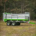 Miststreuer Tandemachser mit 8 Tonnen Ladefähigkeit Nutzlast