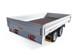 Hochlader Tandemanhänger HUMBAUR Serie 2000 HT 30 52 21 GR – Bild 3