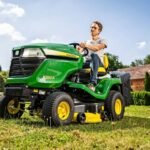 John Deere X350 Rasentraktor