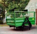 Heckmulde Ilma 3-Seiten-Kipper Gitter fest 2,0 m  x 1,6 m – Bild 2