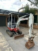 Minibagger Takeuchi TB016 mit Yanmar-Dieselmotor 2012 – Bild 5