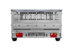 Anhänger 264×150 UNITRAILER GARDEN 265 KIPP mit Gitterwänden, H-0-Rahmen und grauer Plane – Bild 6