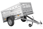 Anhänger Führerschein B Garden Trailer 200 KIPP 200×106 cm 750 kg mit Laubgitteraufsatz