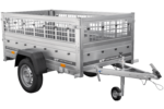 Anhänger Führerschein B Garden Trailer 200 KIPP 200×106 cm 750 kg mit Laubgitteraufsatz – Bild 7
