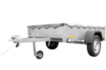 Anhänger für Pkws Garden Trailer 201 KIPP 200×125 cm 750 kg [mit Flachplane, Stützrad und Flachplaneträger] – Bild 3