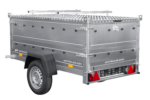 Anhänger mit Deckel Garden Trailer 200 KIPP 200×106 cm 750 kg – Bild 4