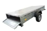Anhänger mit Flachplane Garden Trailer 264 KIPP inkl. Planenträger-Neu – Bild 7