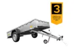 Anhänger mit Flachplane Garden Trailer 264 KIPP inkl. Planenträger-Neu – Bild 2