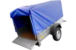 Anhänger mit Plane Garden Trailer 201 KIPP [mit Stützrad, blauer Hochplane und Hochspriegel]-Neu – Bild 5
