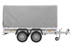 Der Anhänger Garden Trailer 264/2 KIPP MIT STÜTZRAD, H-1100-HOCHSPRIEGEL UND GRAUER PLANE – Bild 3
