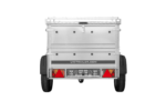 Einachsanhänger 150×106 UNITRAILER GARDEN 150 KIPP mit BIS-Seitenwänden und Aluminiumabdeckung – Bild 4