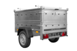 Einachsanhänger 150×106 UNITRAILER GARDEN 150 KIPP mit BIS-Seitenwänden und Aluminiumabdeckung – Bild 7
