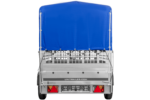 Einachsanhänger GARDEN TRAILER 264 KIPP mit Laubgitteraufsatz, Hochplane, Hochspriegel und Stützrad – Bild 3