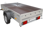 Einachsanhänger Unitrailer Garden Trailer 230 FD 230 x 125 cm mit Starrdeichsel 750 KG – Bild 2