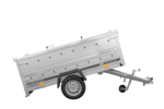 Einachsiger Anhänger 230×125 UNITRAILER GARDEN 230 KIPP mit Bordwandaufsatz und Aludeckel – Bild 3