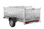 Einachsiger Anhänger 230×125 UNITRAILER GARDEN 230 KIPP mit Bordwandaufsatz und Aludeckel – Bild 4
