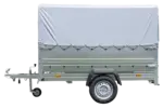 Führerschein B Anhänger Garden Trailer 230 KIPP mit Stützrad, zusätzlichen Bordwänden, Hochplane und Hochspriegel H800-Neu – Bild 4