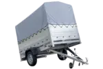 Führerschein B Anhänger Garden Trailer 230 KIPP mit Stützrad, zusätzlichen Bordwänden, Hochplane und Hochspriegel H800-Neu