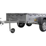 Garden Trailer 264/2 Kipp Mit Stützrad, Graue Flachplane Und Planenträger-Neu