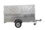 Kfz Anhänger mit Plane GARDEN TRAILER 264 KIPP [mit Stützrad, zusätzlichen Bordwänden, Hochplane und Hochspriegel]-Neu – Bild 5