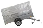 Kfz Anhänger mit Plane GARDEN TRAILER 264 KIPP [mit Stützrad, zusätzlichen Bordwänden, Hochplane und Hochspriegel]-Neu – Bild 4