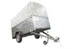 Kfz Anhänger mit Plane GARDEN TRAILER 264 KIPP [mit Stützrad, zusätzlichen Bordwänden, Hochplane und Hochspriegel]-Neu