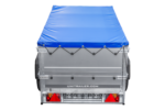 Kippbarer Pkw Anhänger GARDEN TRAILER 200 KIPP mit zusätzlichen Bordwänden, Stützrad und Flachplane – Bild 4