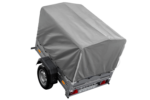 Kipper Anhänger 750 kg Garden Trailer 150 KIPP 150×106 cm [mit Hochplane, Hochspriegel und Stützrad] – Bild 6