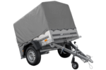 Kipper Anhänger 750 kg Garden Trailer 150 KIPP 150×106 cm [mit Hochplane, Hochspriegel und Stützrad]