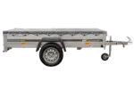 Kipper Pkw Anhänger Garden Trailer 230 KIPP [230 cm x 125 cm] mit Flachplane, Stützrad und Planenträger-Neu – Bild 5
