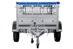 Kompakter Anhänger Garden Trailer 150 KIPP 150×106 cm 750 kg mit Laubgitteraufsatz – Bild 7